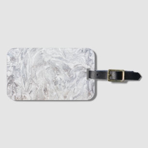 Marble pattern luggage tag