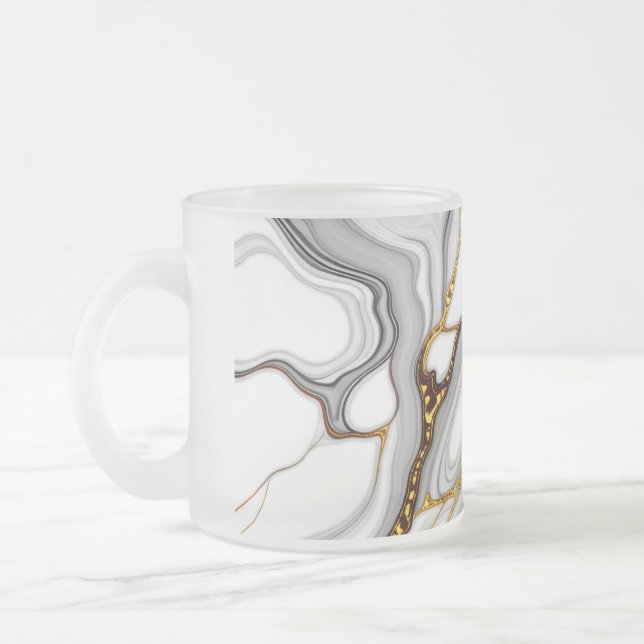 Marble Pattern Mug & Cup (Left)