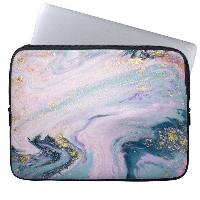 Marble Pattern Neoprene Laptop Sleeve (Front)