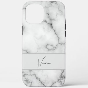 Marble Pattern Personalisation iPhone 12 Pro Max Case