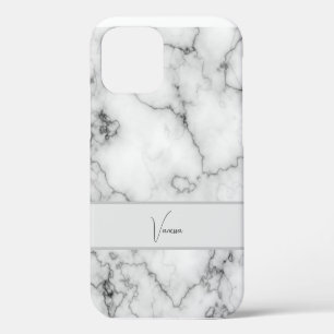 Marble Pattern Personalisation iPhone 12 Case