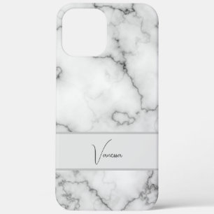Marble Pattern Personalisation iPhone 12 Pro Max Case