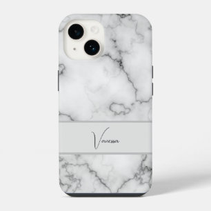 Marble Pattern Personalisation iPhone 14 Case
