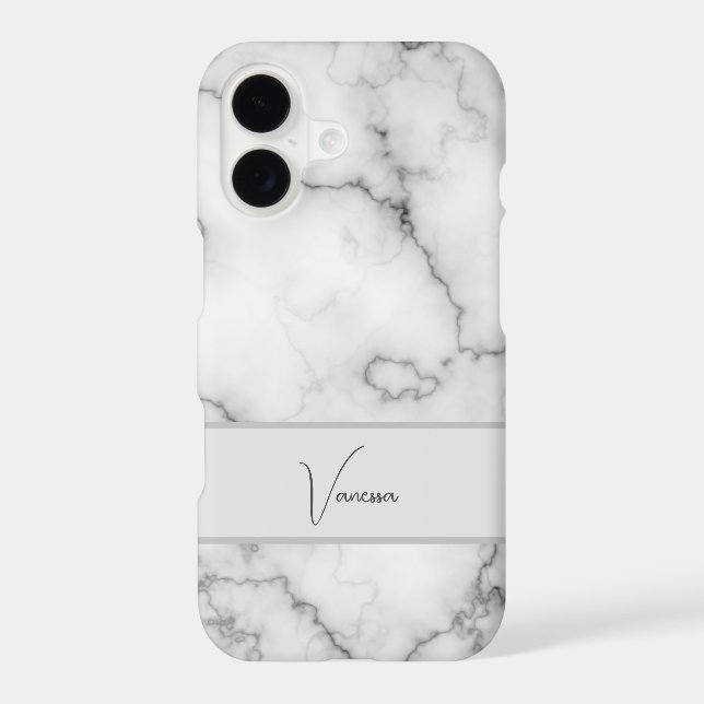 Marble Pattern Personalisation Samsung Galaxy S21+ Case (Back)