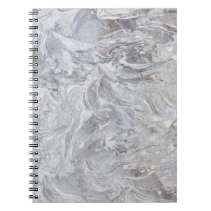 Marble pattern spiral notebook