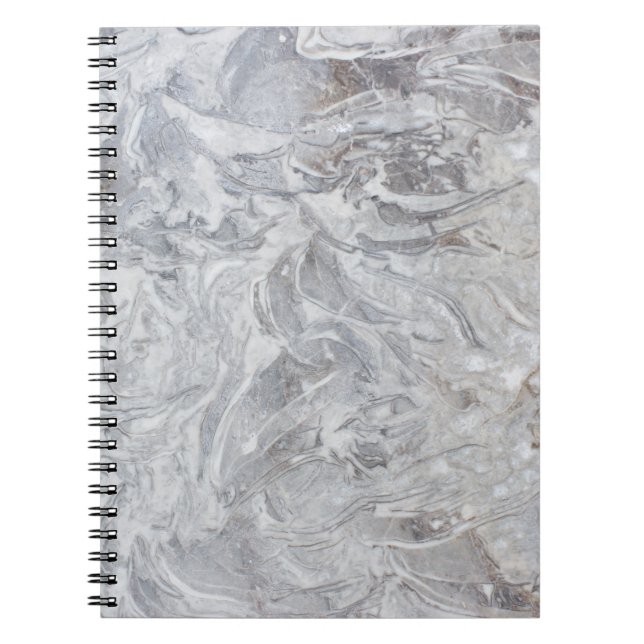 Marble pattern spiral notebook (Front)