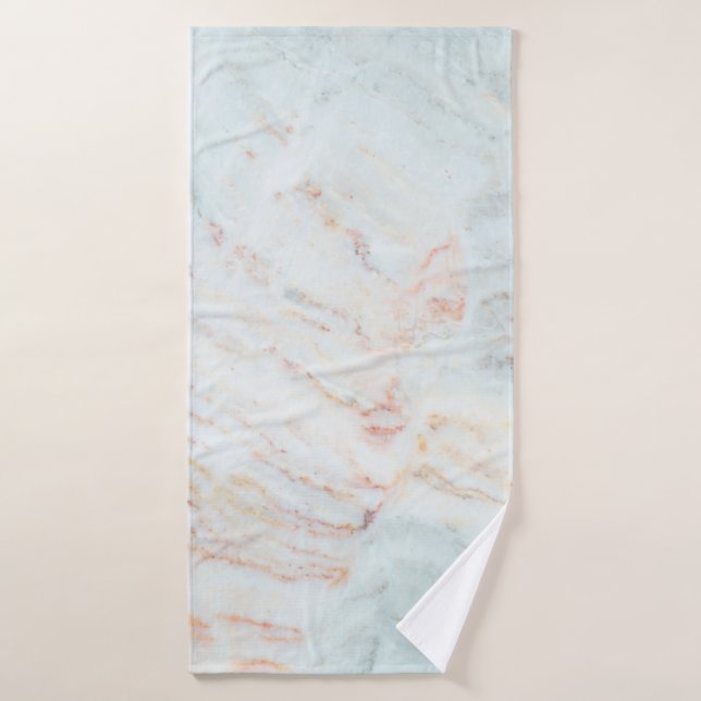Marble pattern texture natural background. Interio Bath Towel (Bath Towel)