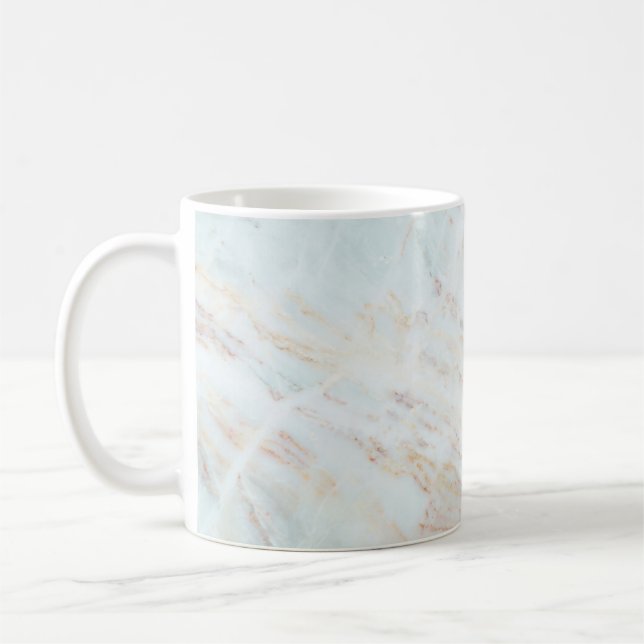 Marble pattern texture natural background. Interio Coffee Mug (Left)