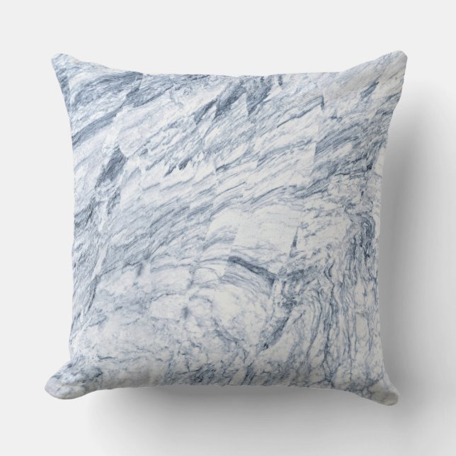 Marble Pattern Throw Pillow (Front)