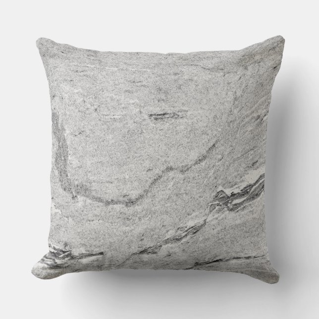 Marble Pattern Throw Pillow (Front)