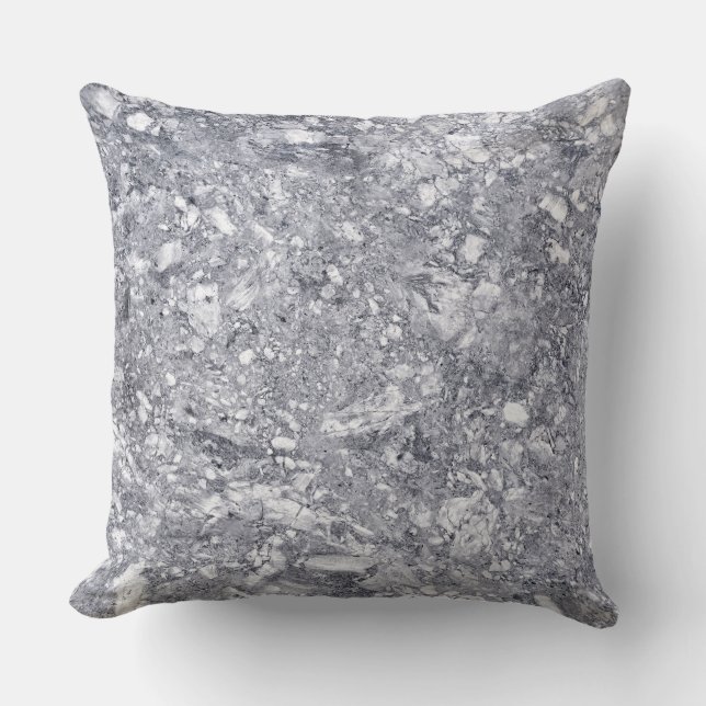 Marble Pattern Throw Pillow (Front)
