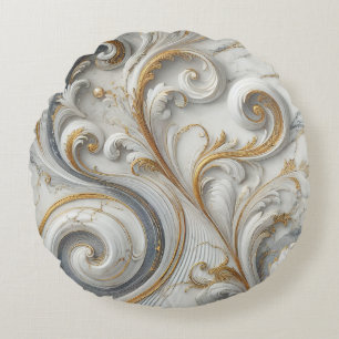 Marble Patterns Round Cushion
