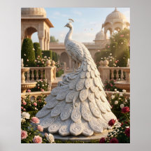 Marble Peacock Royal Glow