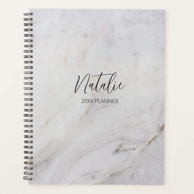 Marble Personalised Planner (Front)