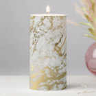 Marble Pillar Candle