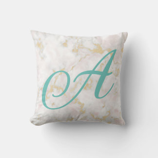 Marble Pink Gold Pattern Pillow Accessory