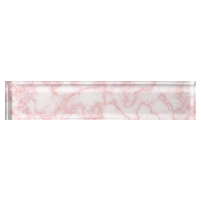 marble pink nameplate (Front)