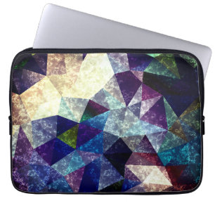 Marble polygonal pattern . laptop sleeve