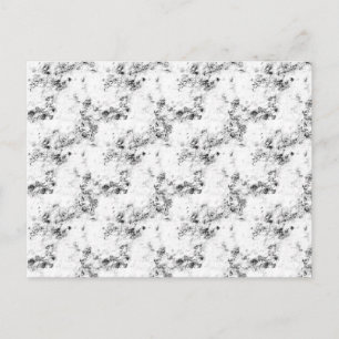Marble Postcards   Black White Stone Pattern