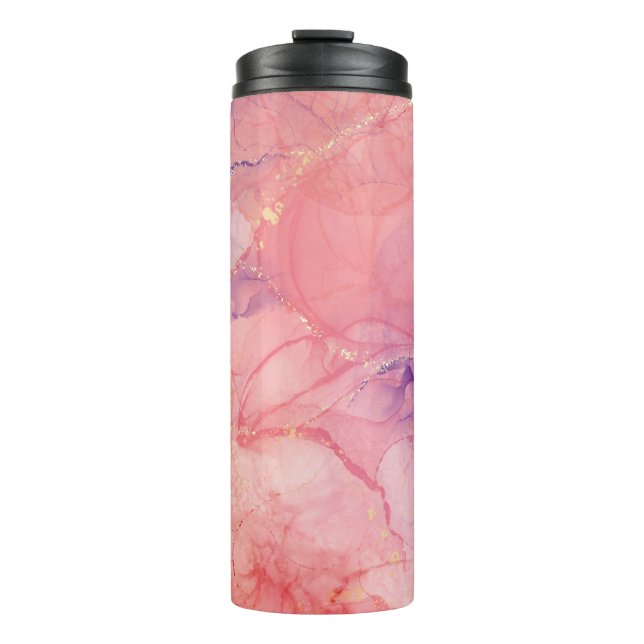 Marble print  thermal tumbler (Front)