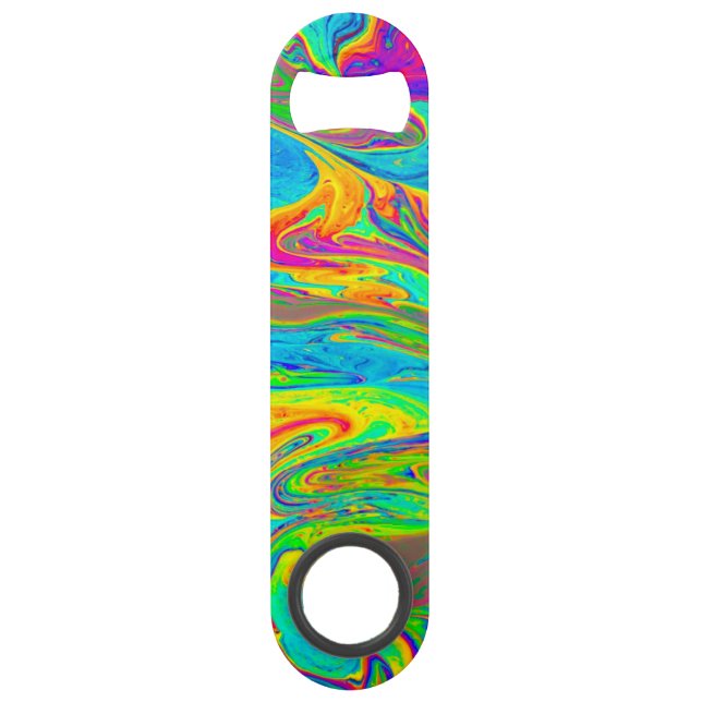 Marble Rainbow Swirls Bright and Beautiful (Back)