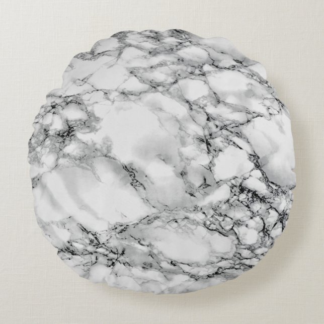 Marble Round Pillow (Front)