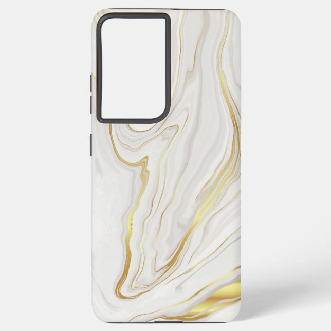 Marble Samsung Galaxy S21+ Case (Back)