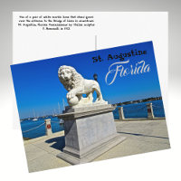 Marble Sculpture at Bridge of Lions St. Augustine