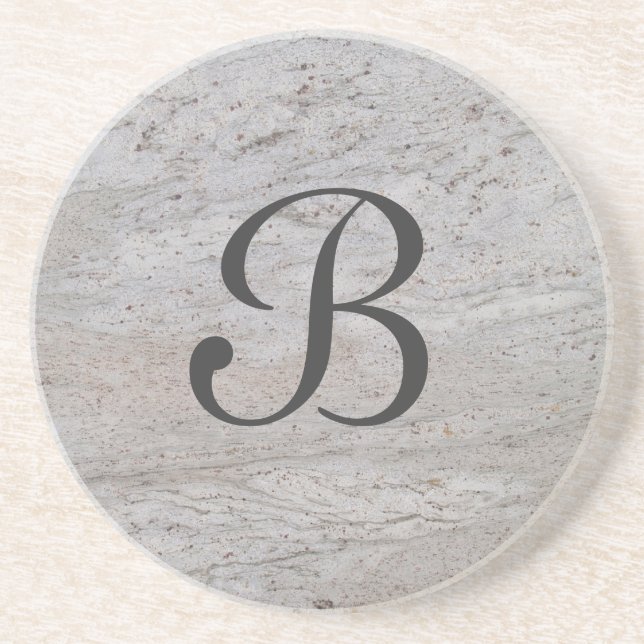 Marble Series--White coaster--1 of Many Colours Coaster (Front)