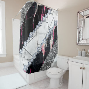 Marble Shower Curtain