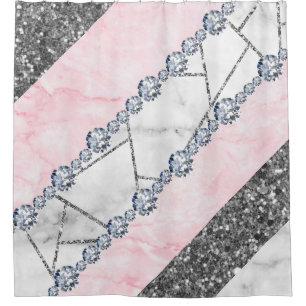 Marble Shower Curtain