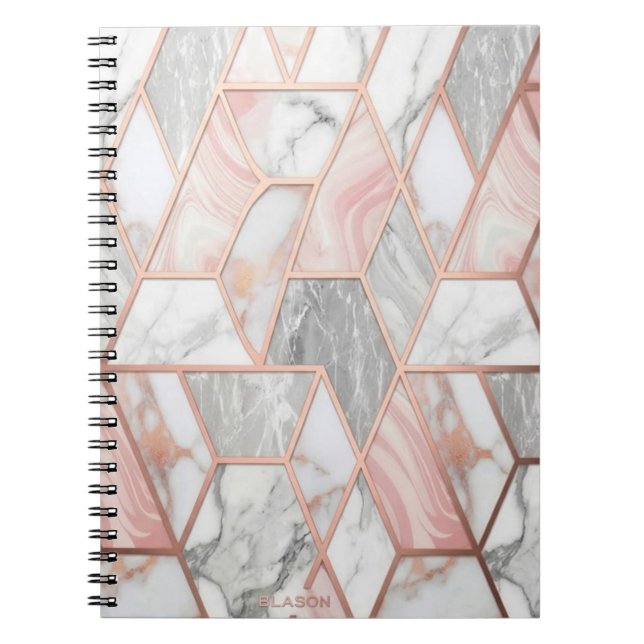 Marble Spiral Notebook Classy Look (Front)