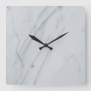 Marble Stone 10.75" Square Acrylic Wall Clock