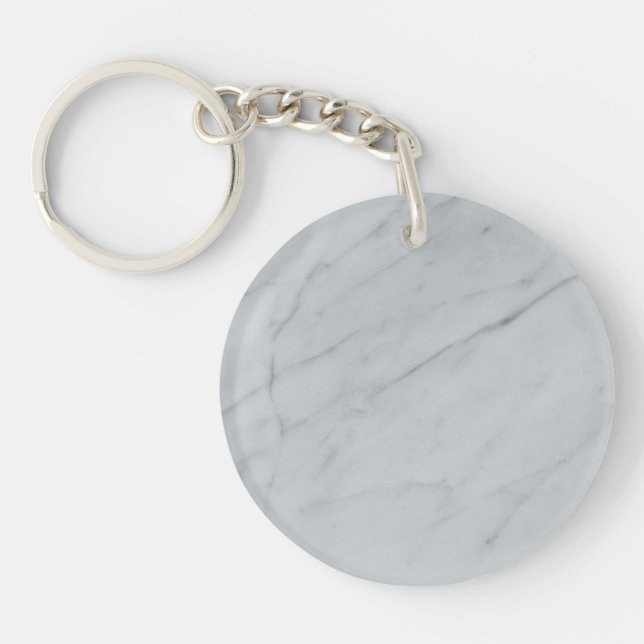 Marble Stone Acrylic Keychain (Front)