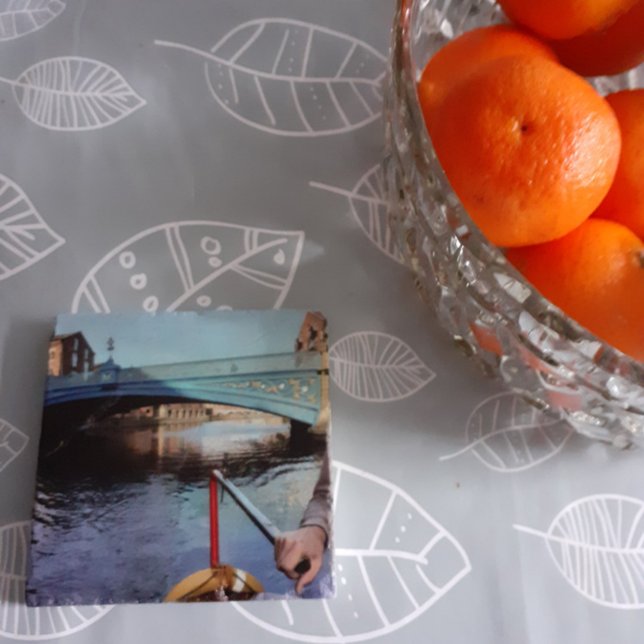 Marble stone canal themed coaster. coaster (Creator Uploaded)