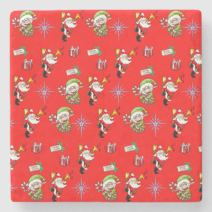 Marble Stone Coaster Christmas