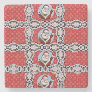 Marble Stone Coaster Christmas