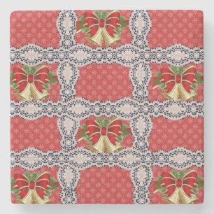 Marble Stone Coaster Christmas