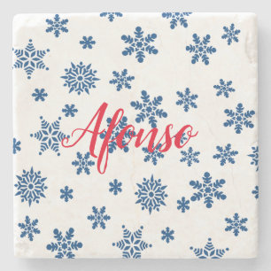 Marble Stone Coaster Christmas