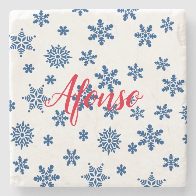Marble Stone Coaster Christmas (Front)