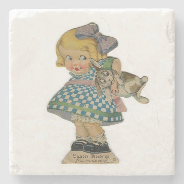 Marble Stone Coaster Easter (Front)