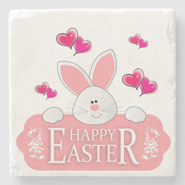 Marble Stone Coaster Easter (Front)