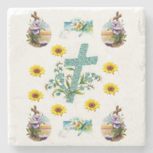 Marble Stone Coaster Easter