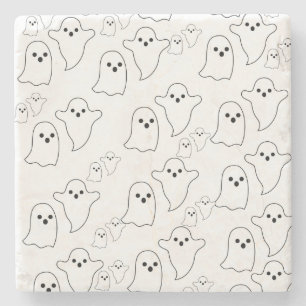 Marble Stone Coaster Halloween
