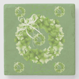 Marble Stone Coaster St. Patrick's Day
