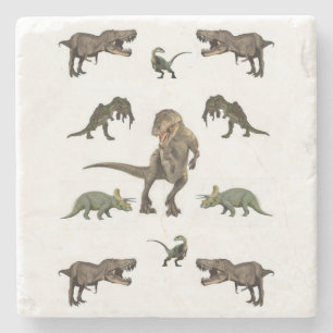 Marble Stone Dinosaur Stone Coaster