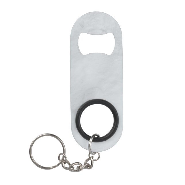 Marble Stone Mini Bottle Opener With Keychain (Front)