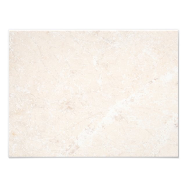 Marble Stone Neutral Tile Background Template Photo Print (Front)