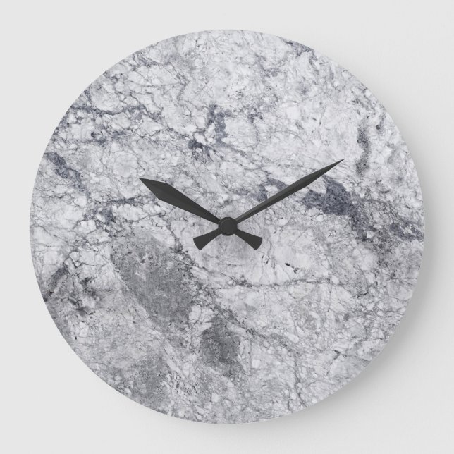 Marble Stone Pattern Acrylic Wall Clock (Front)