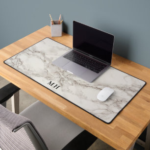 Marble Stone Pattern Business Company Pad Monogram